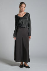 SABINE LONG SKIRT IN MIXED MODAL