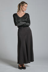 SABINE LONG SKIRT IN MIXED MODAL