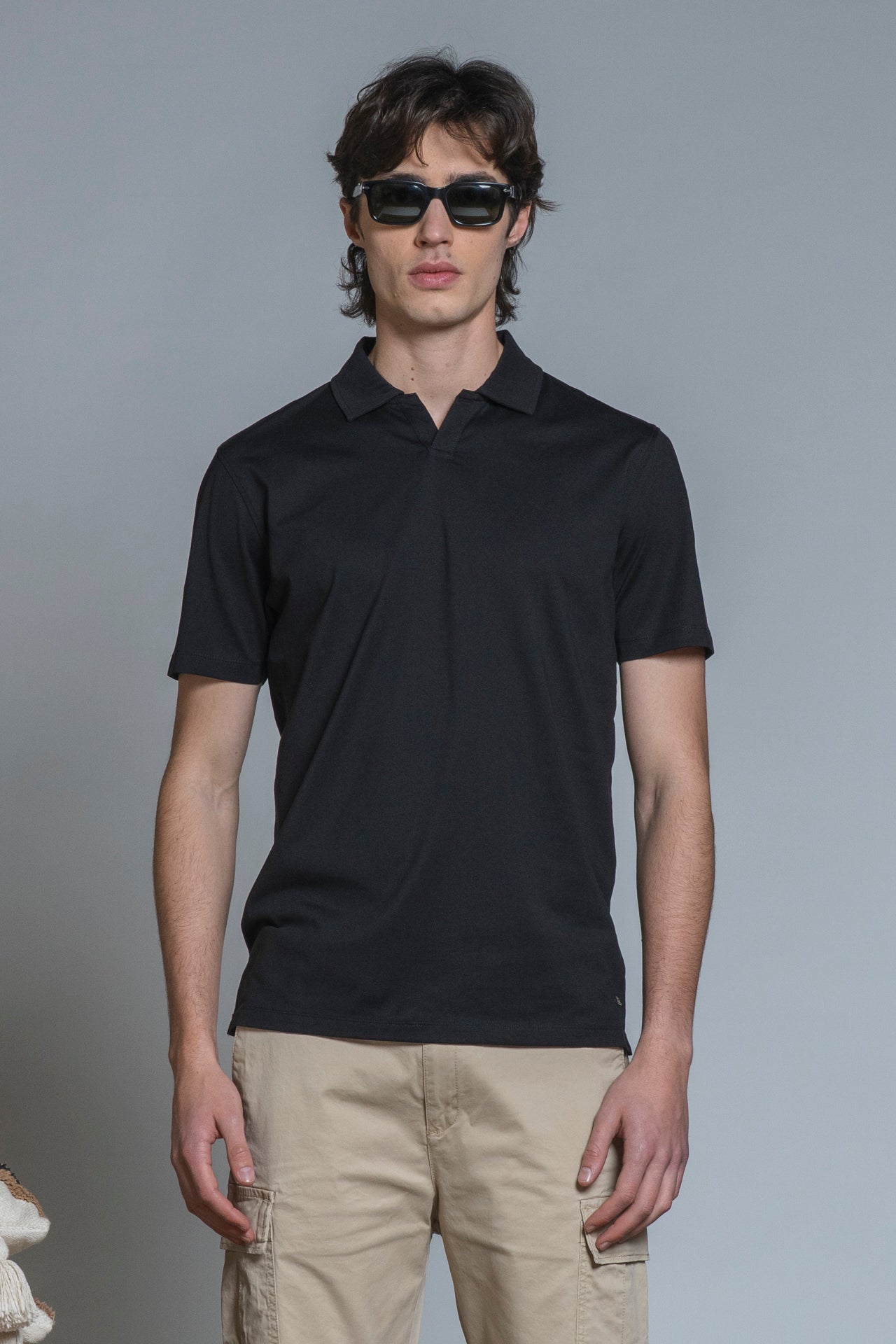 JAMIE POLO SKIPPER MERCERIZED JERSEY