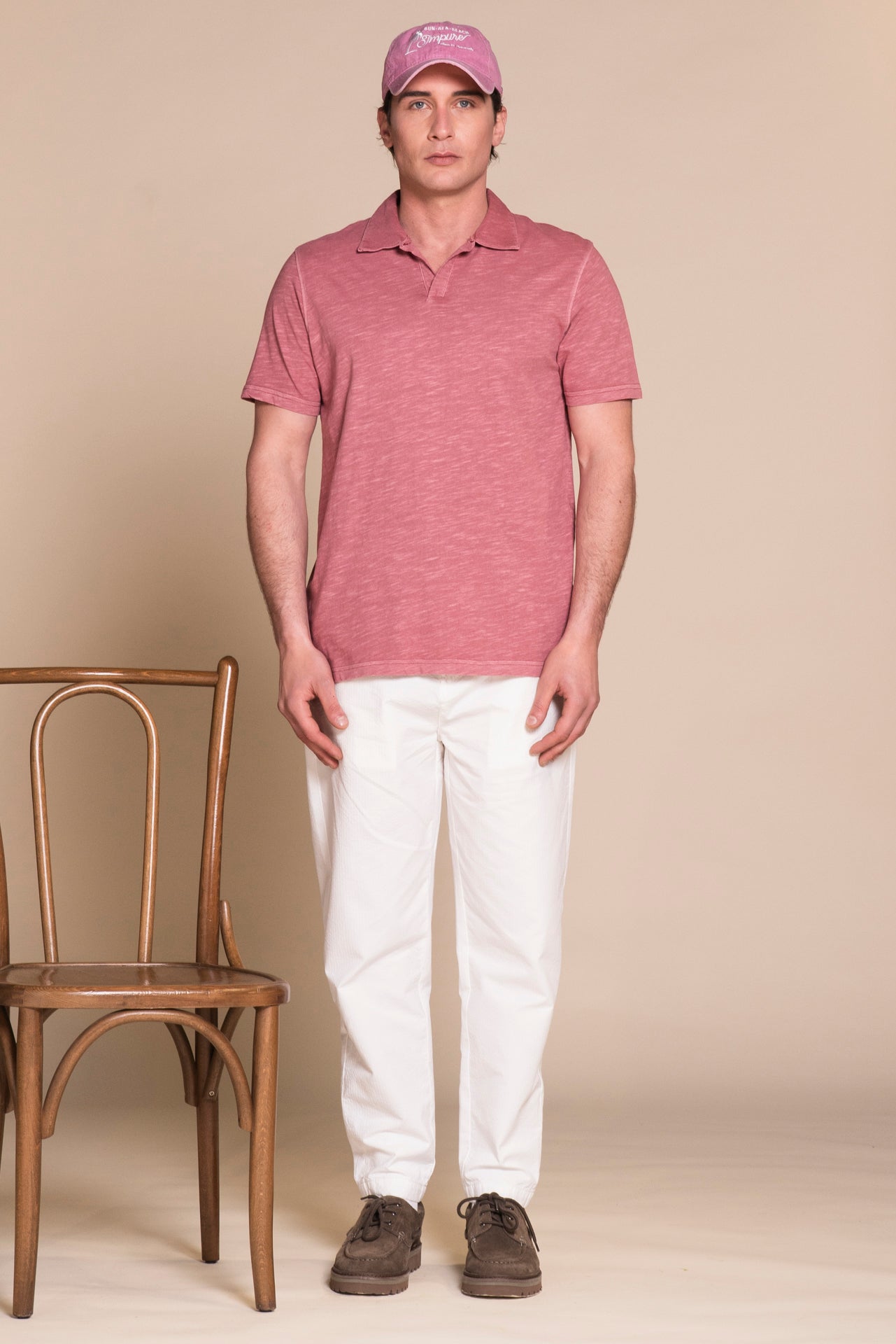 JAMIE POLO SKIPPER IN JERSEY SLUB