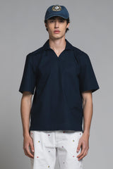 JAMIE POLO SKIPPER IN MIXED LINEN
