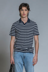 JAMIE POLO SKIPPER IN JERSEY STRIPE