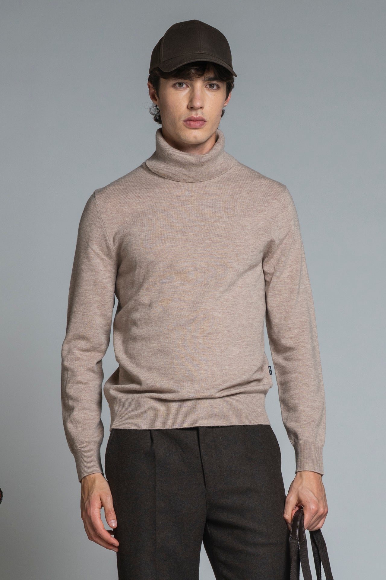 JERRY TURTLENECK IN 100% MERCERIZED