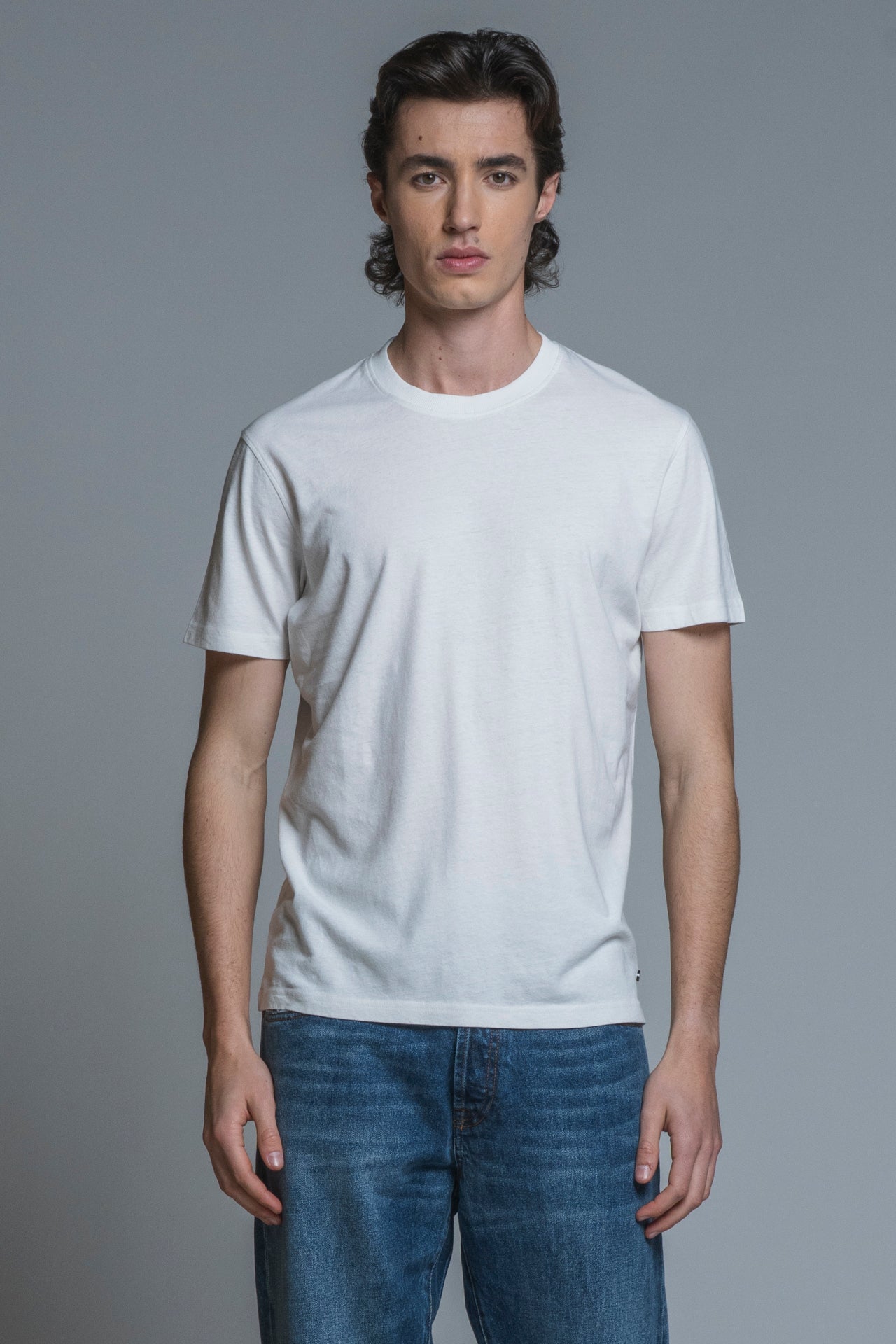 JOSHUA TSHIRT  IN MIXED LINEN