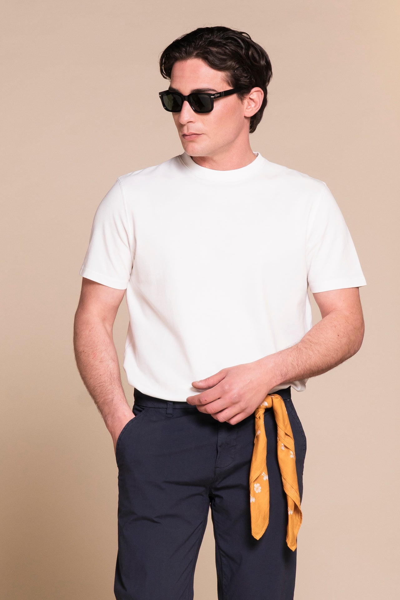 JOSHUA T.SHIRT IN PIQUET