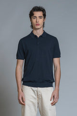 JOYCE SWEATER POLO IN COTTON CREPE
