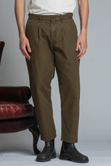 KYSON CHINO LONG PENCES IN HERRIGBONE