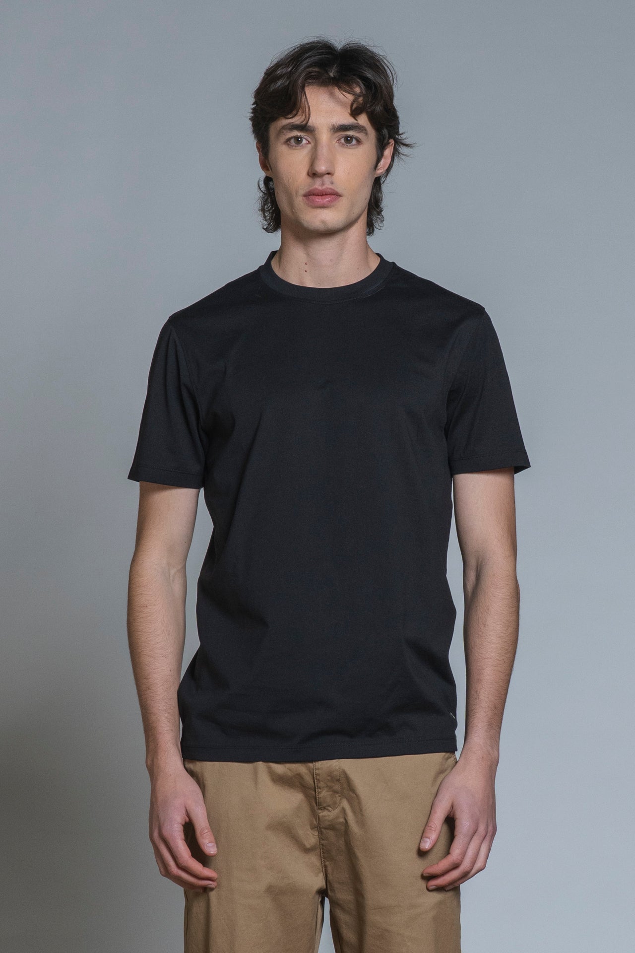 LANCE T-SHIRT IN MERCERIZED COTTON