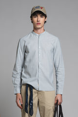 LARS SHIRT COREANA MIXED LINEN