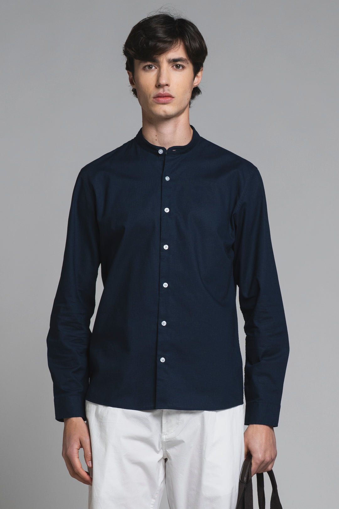 LARS SHIRT COREANA MIXED LINEN
