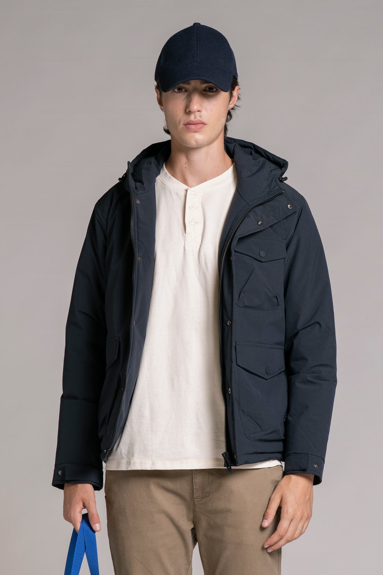 LOUIS JACKET HOODIE IN POLYESTER