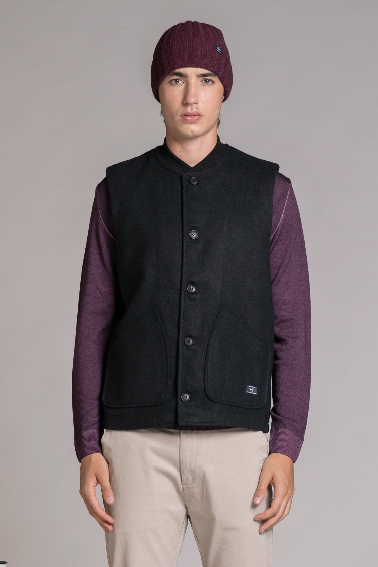 MARSH GILET MIXED WOOL