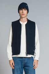 MARTIN GILET IN MIXED WOOL