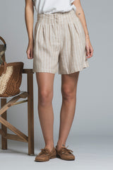 MAYA CHINO SHORT 100% LINEN