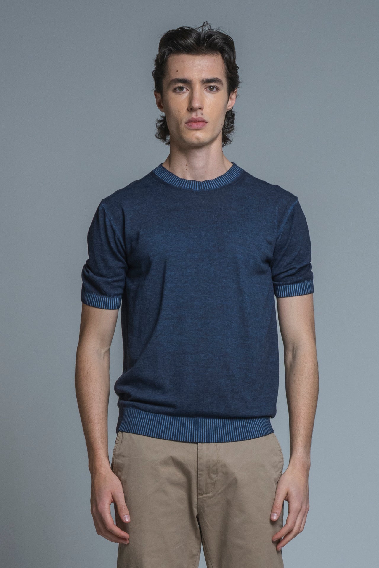 MERCER SWEATER IN COTTON COLD DYED