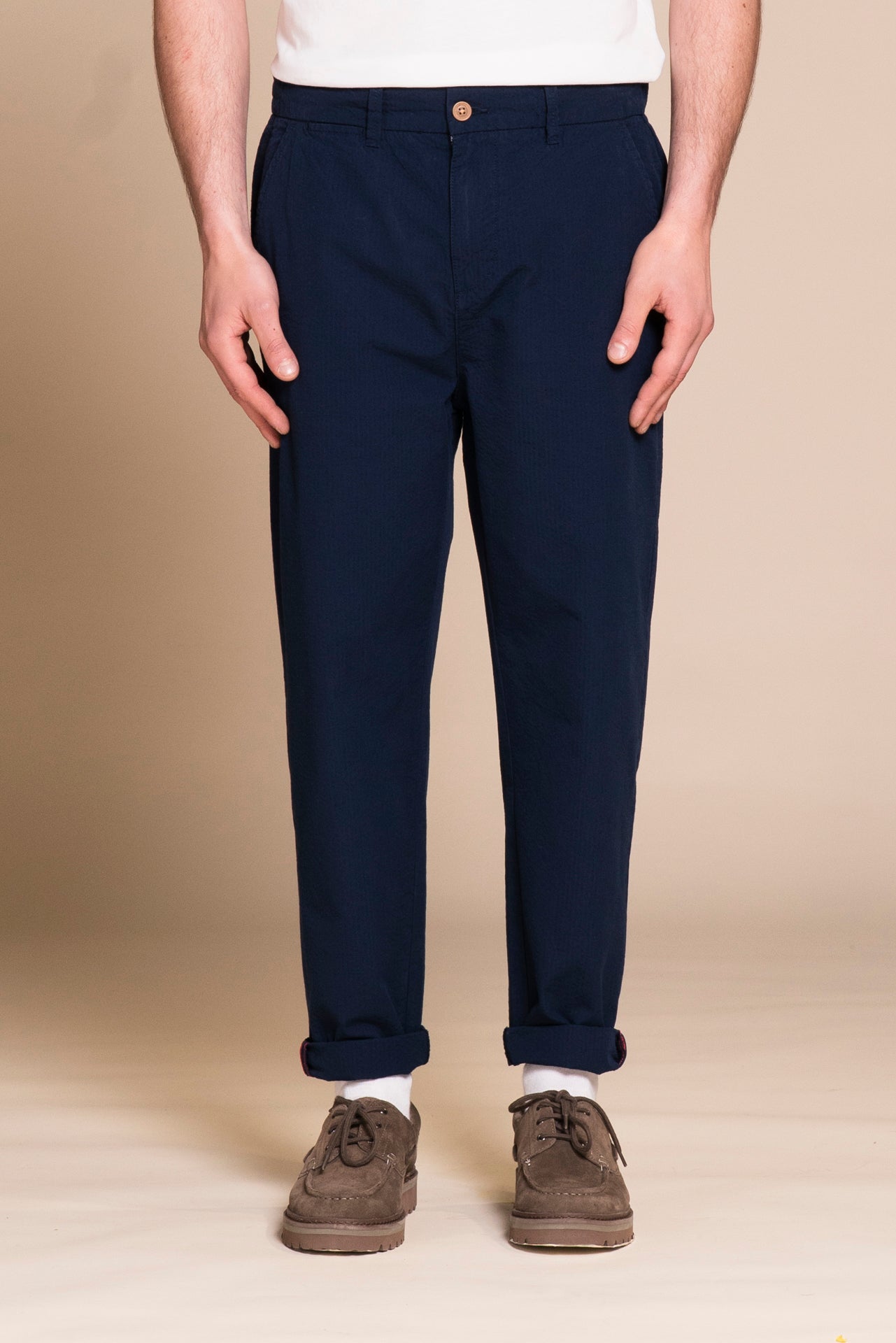 MILES CHINO LONG IN SEERSUCKER
