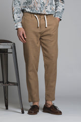 MILES CHINO LONG IN COTTON DOBBY