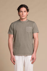 MORRIS T.SHIRT IN PIQUET CON TASCHINO