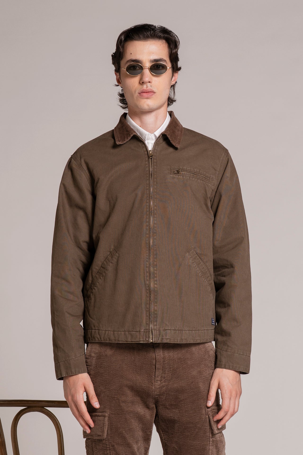 ORION SHORT JACKET IN CANVAS
