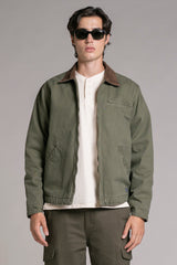 ORION SHORT JACKET IN CANVAS