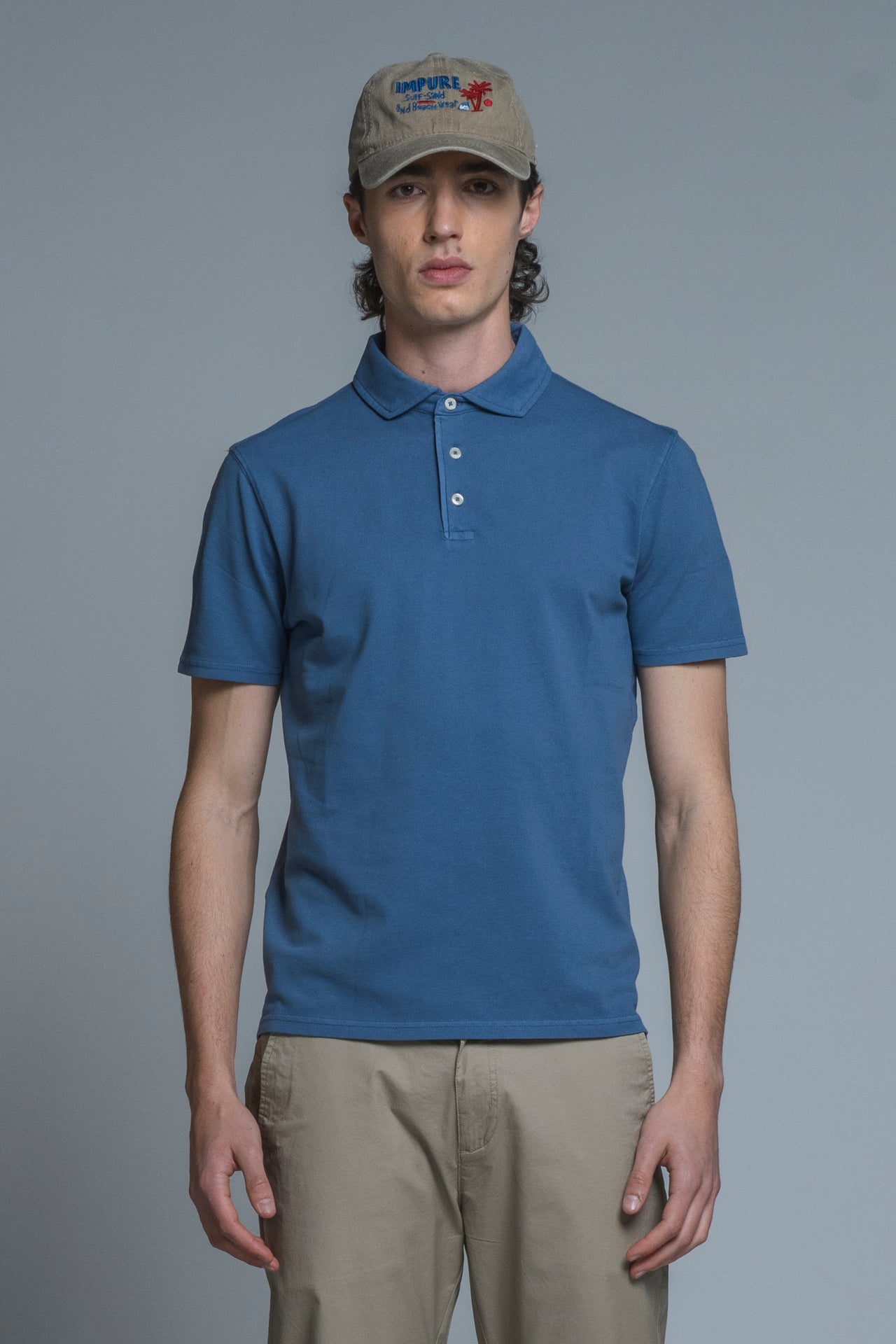 PETER POLO 3 BUTTON IN PIQUET