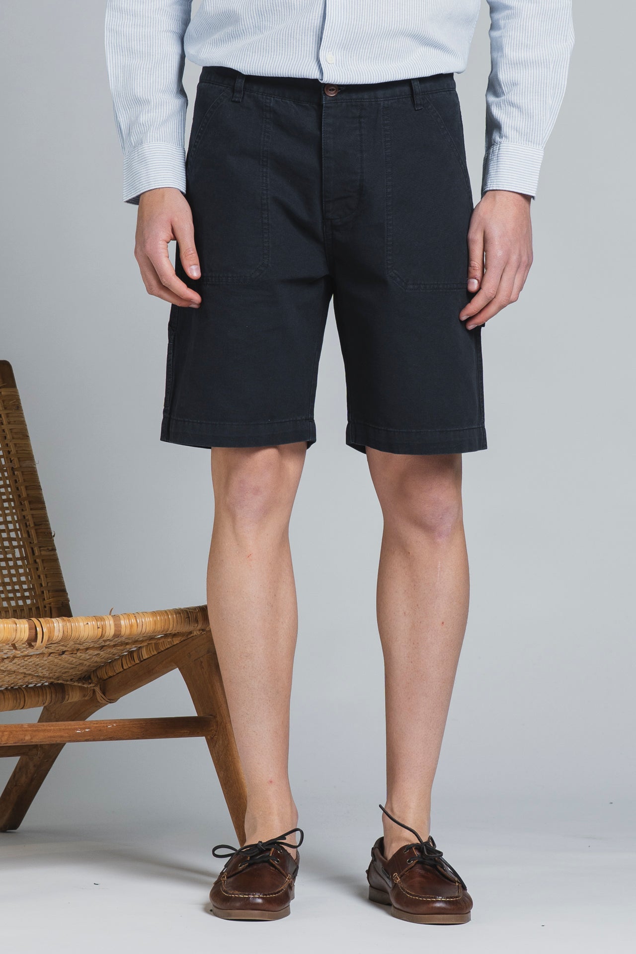 PIERRE CHINO SHORT WOK IN CANVAS