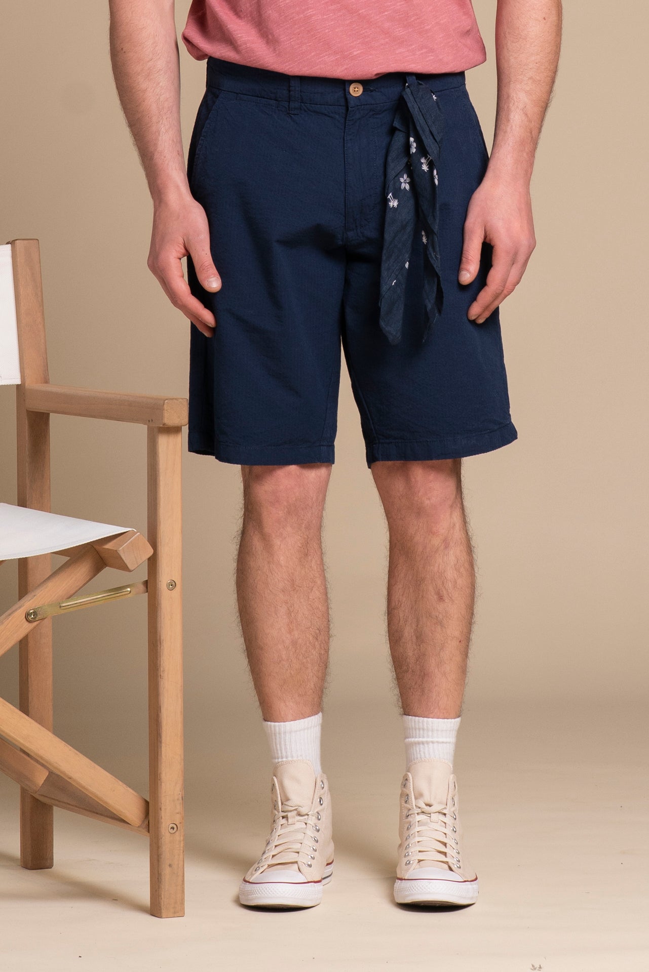 REY CHINO SHORT IN SEERSUKER