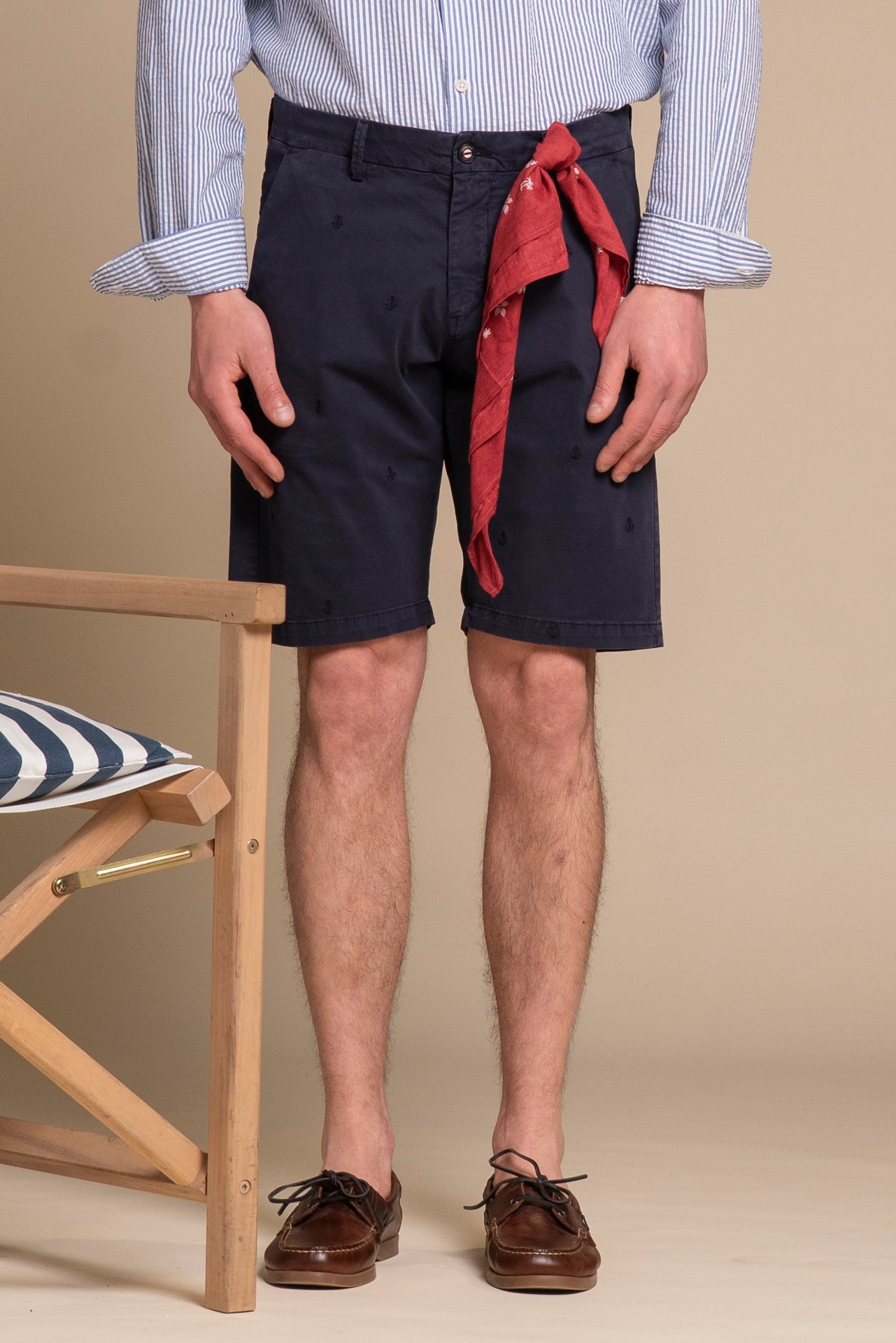 REY CHINO SHORT EMBROIDERY