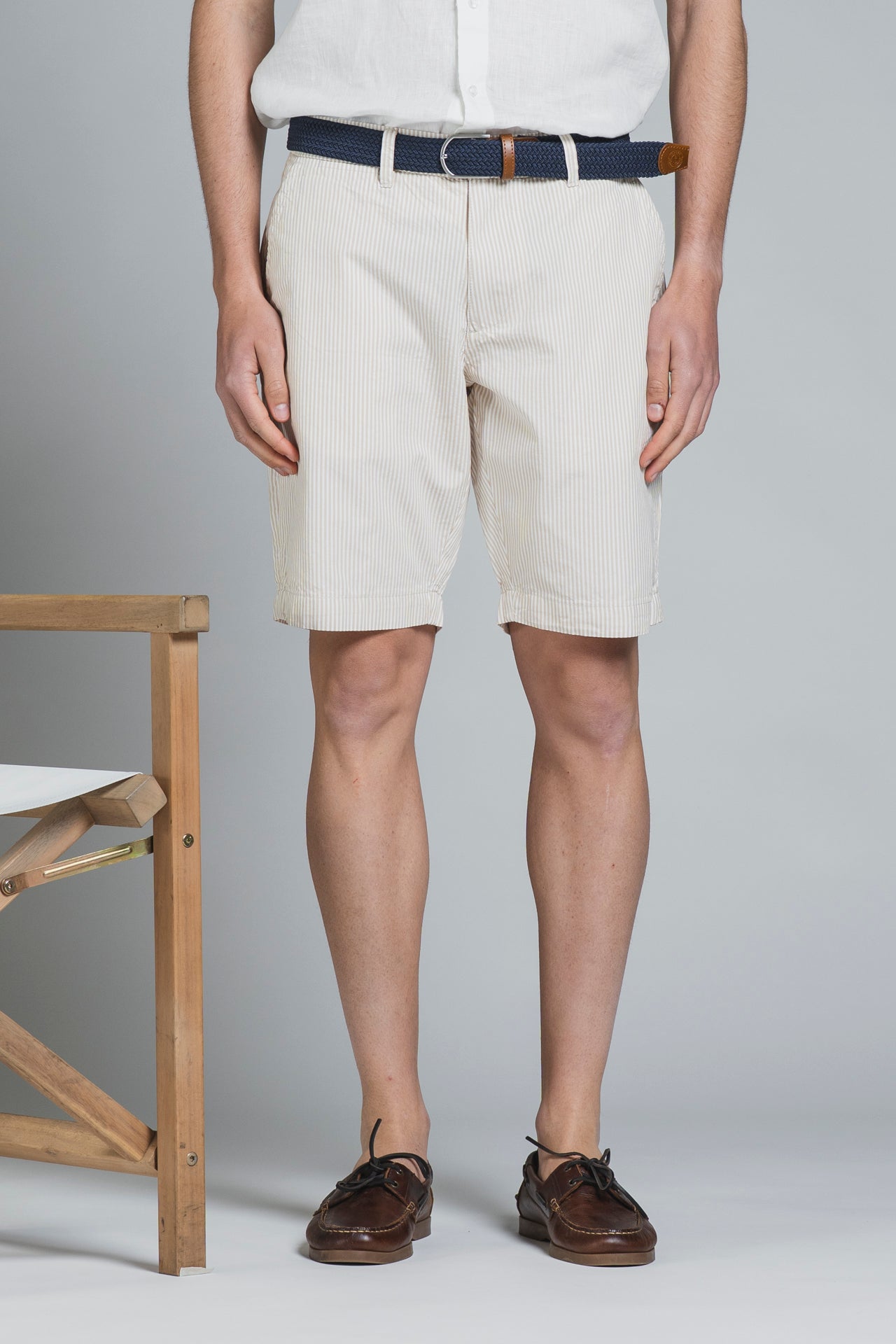 REY CHINO SHORT IN SEERSUCKER