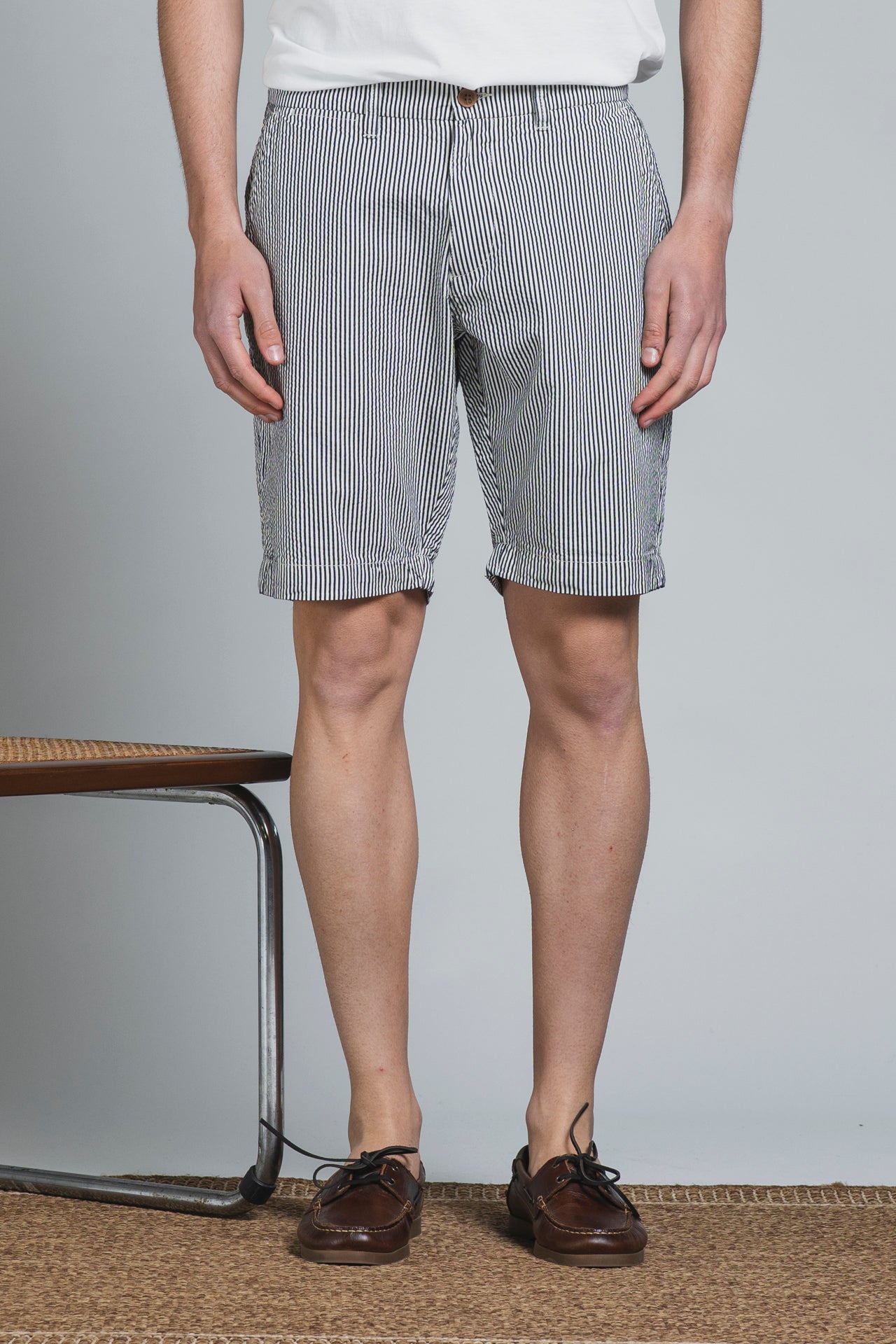 REY CHINO SHORT IN SEERSUCKER