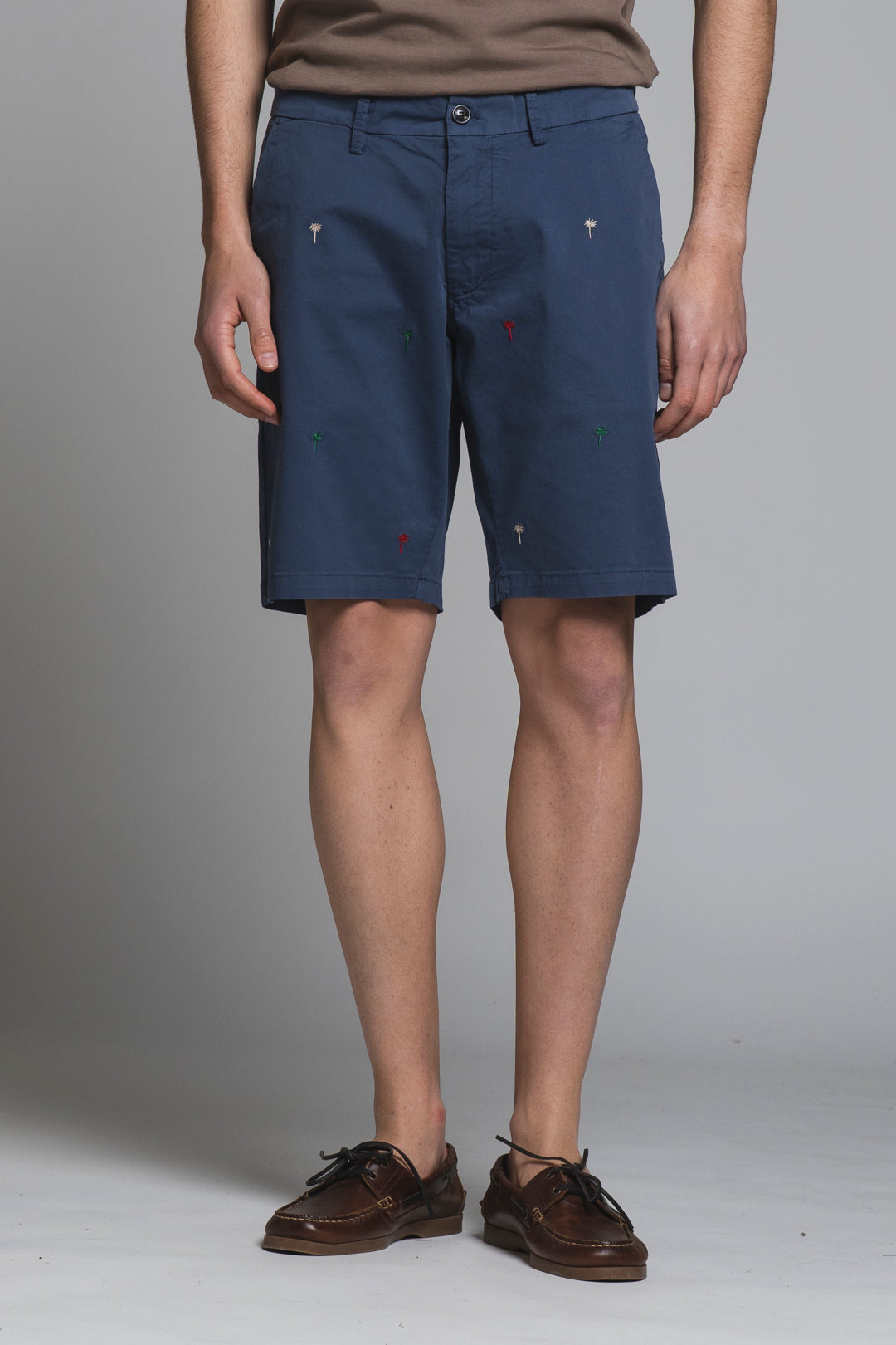 REY TROPIC CHINO SHORT EMBROIDERY