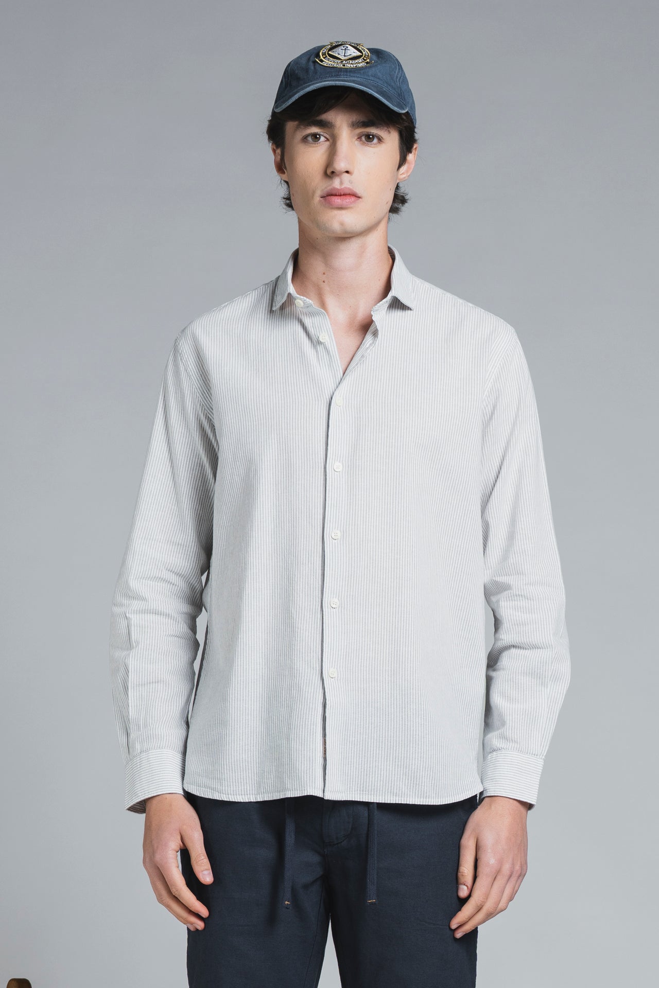 RILEY COLLAR FRENCH MIXED LINEN