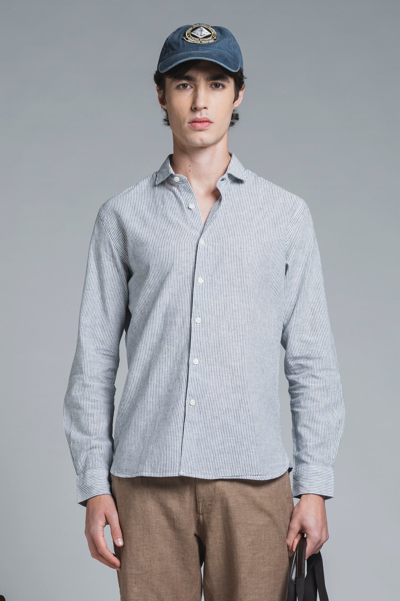 RILEY COLLAR FRENCH MIXED LINEN