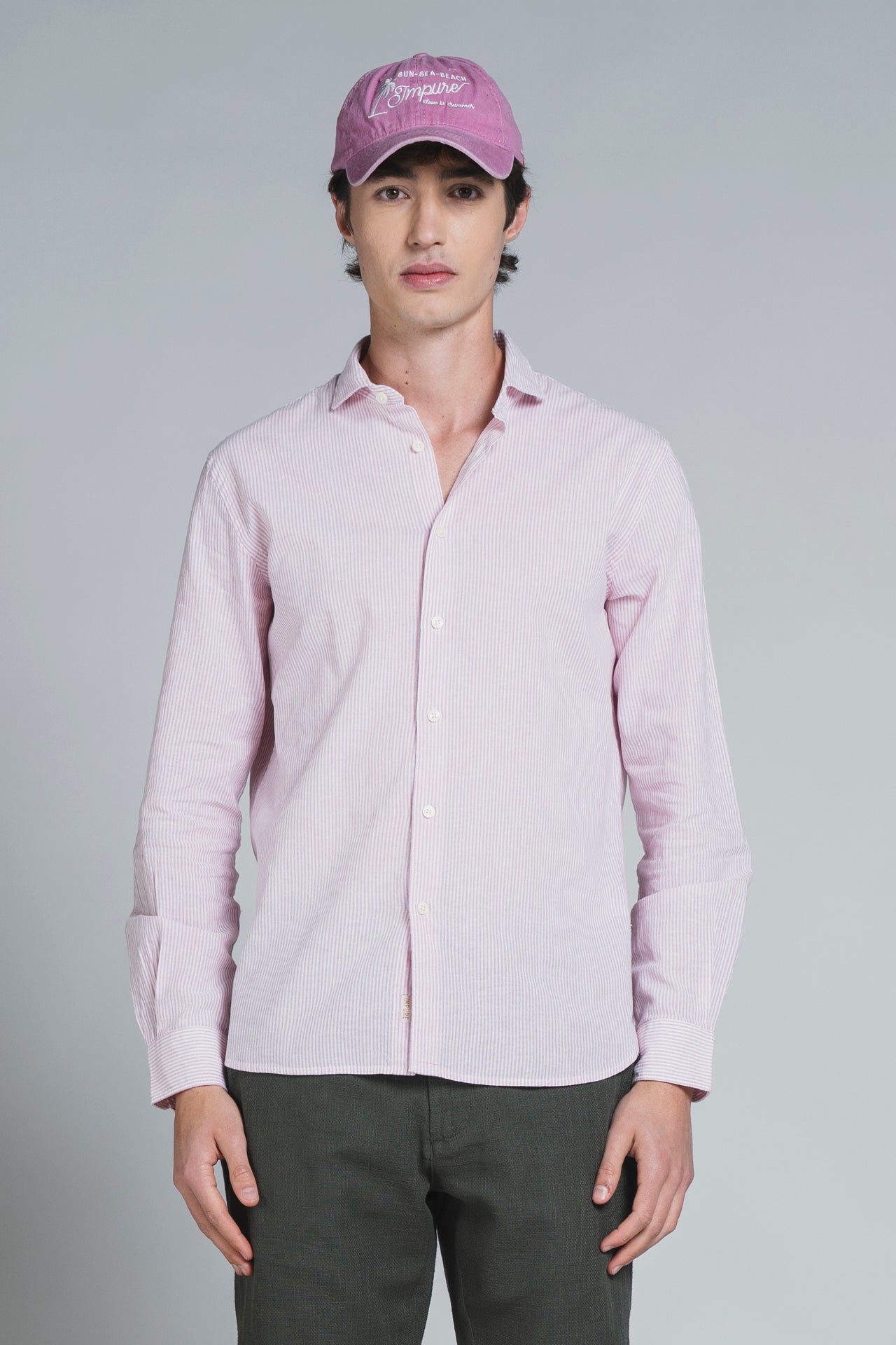RILEY COLLAR FRENCH MIXED LINEN