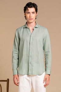 RILEY FRENCH COLLAR IN LINEN