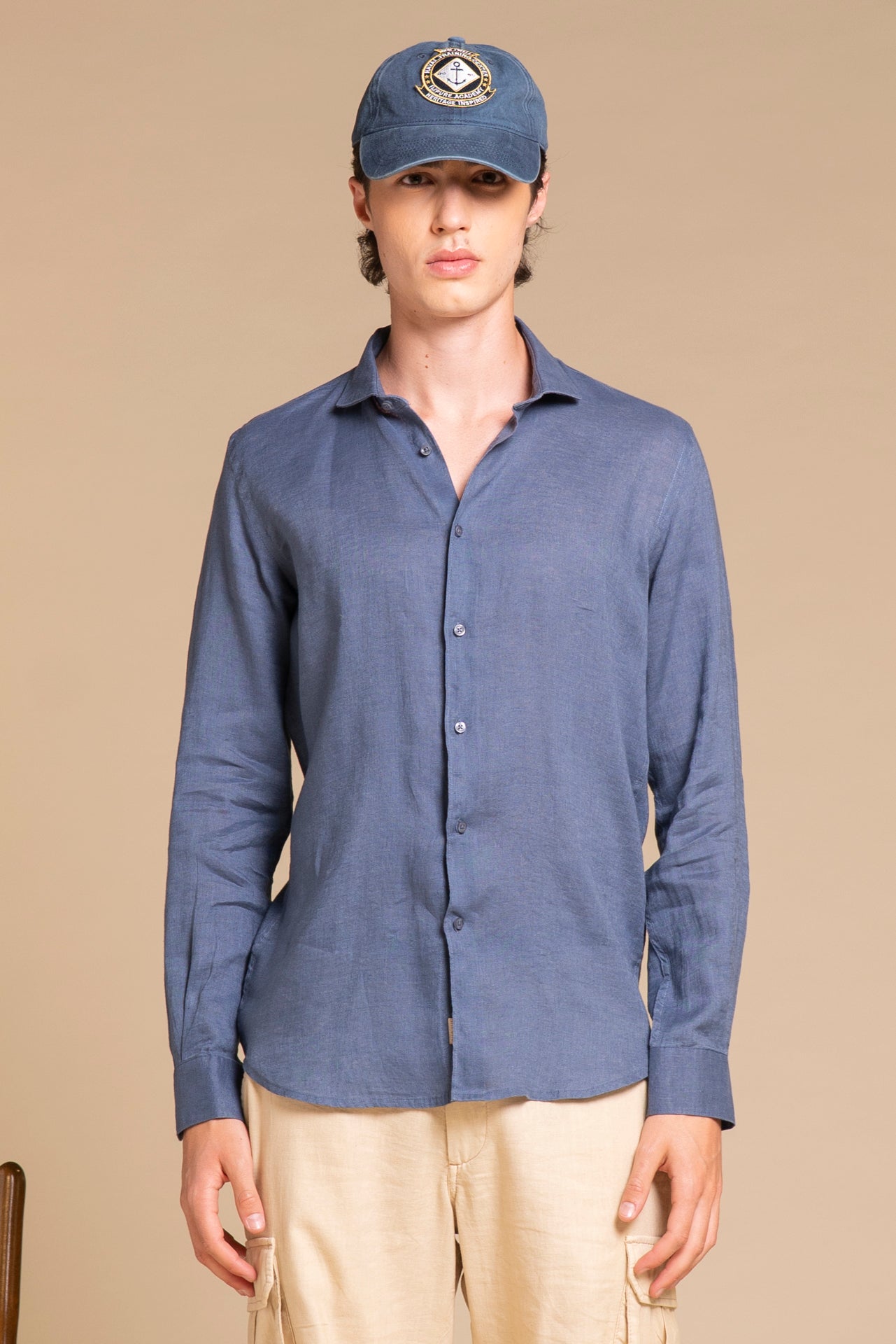 RILEY FRENCH COLLAR IN LINEN