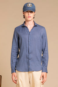 RILEY FRENCH COLLAR IN LINEN