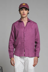 LARS KOREAN SHIRT IN SEERSUCKER
