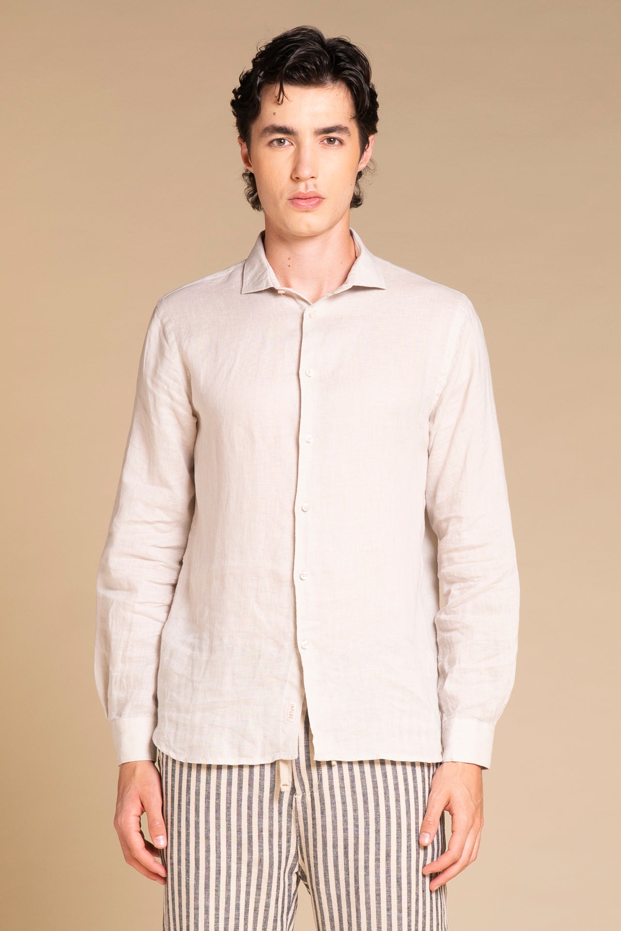 RILEY FRENCH COLLAR IN LINEN