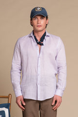 RILEY FRENCH COLLAR IN LINEN