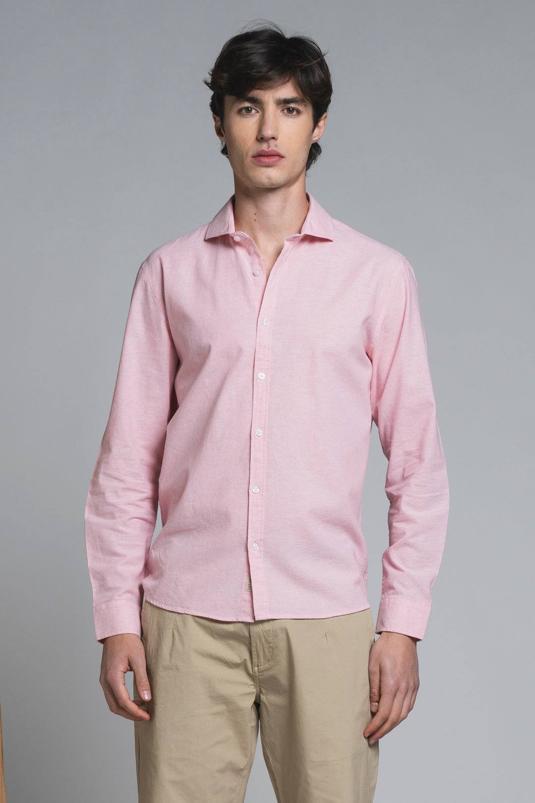 RILEY COLLAR FRENCH IN MIXED LINEN