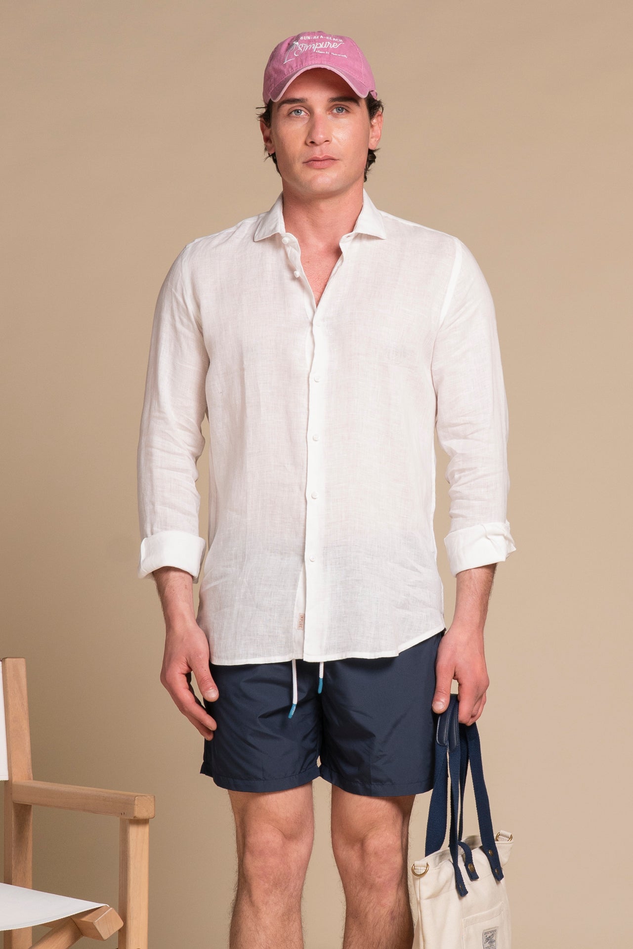 RILEY FRENCH COLLAR IN LINEN