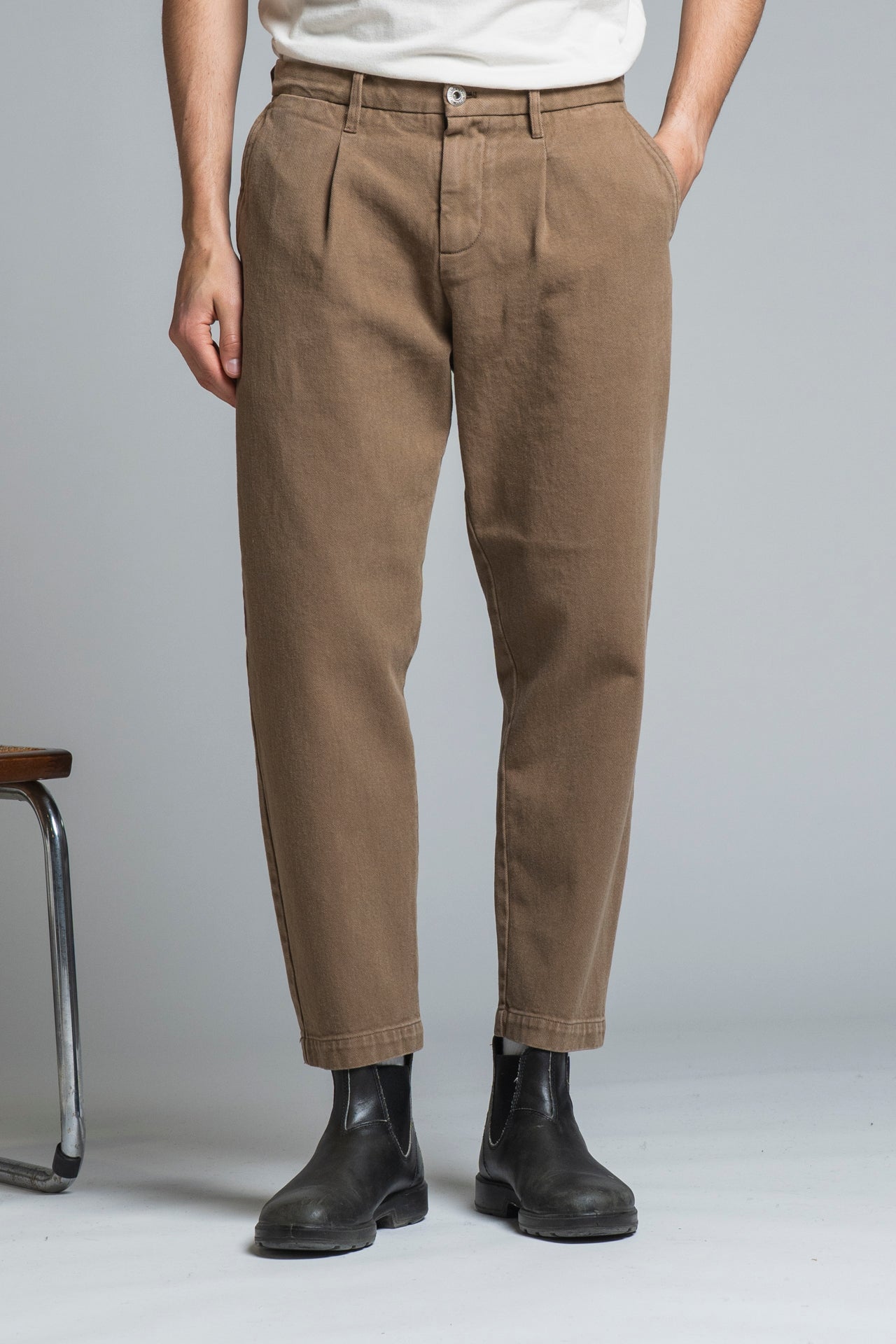 ROCH CHINO LONG PENCES IN TWILL