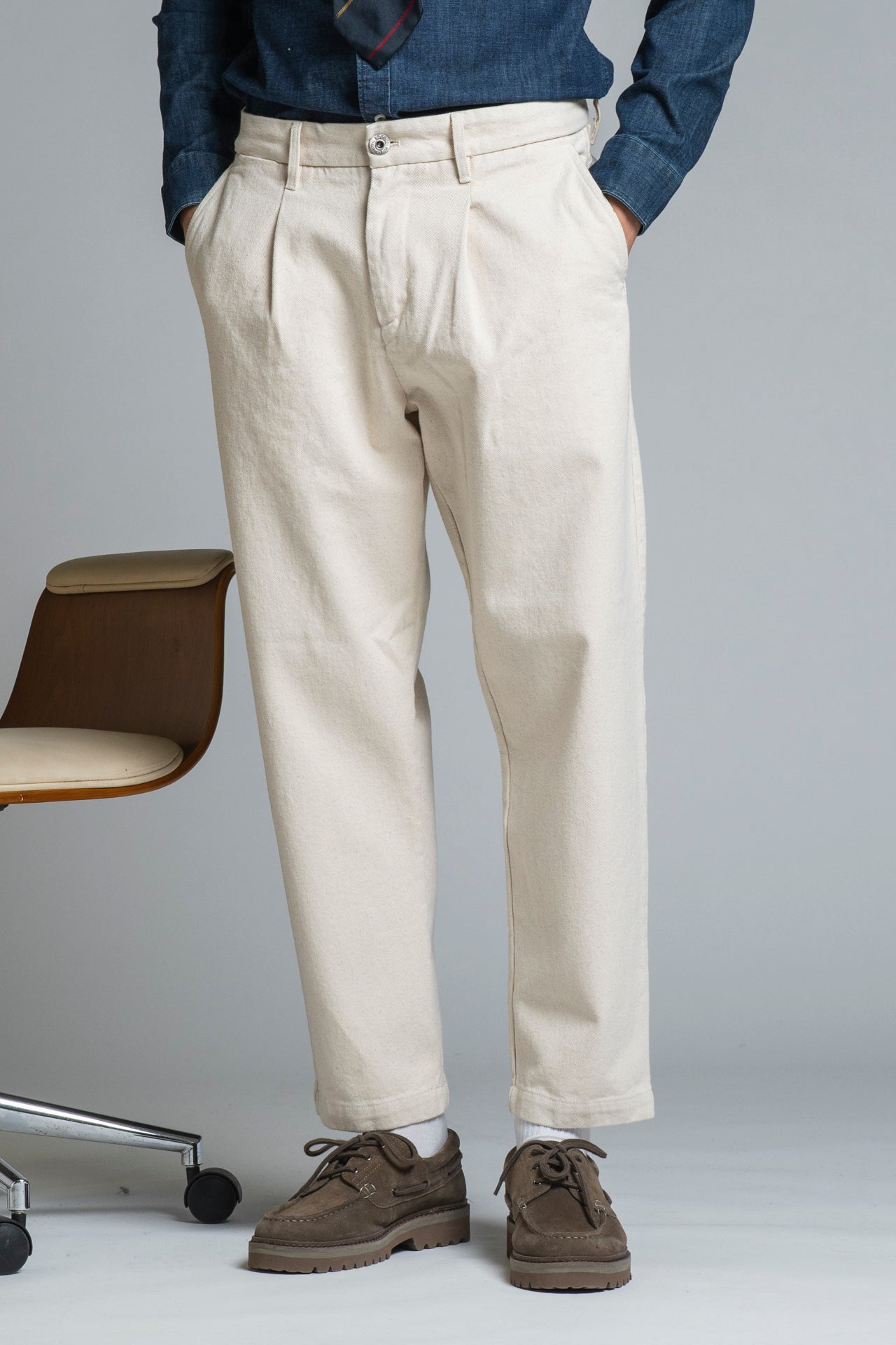 RICHARD CHINO LONG PENCES IN TWILL