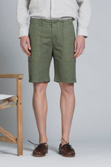 ROSS FATIGUE SHORT IN COTTON SLUB