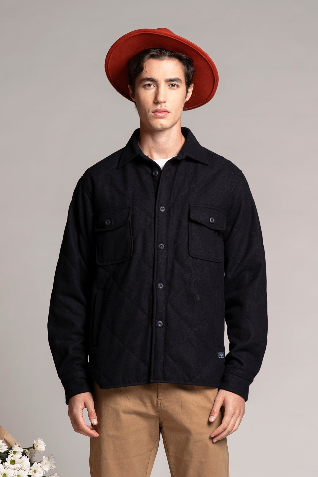 ROY OVERSHIRT IN MIXED WOOL