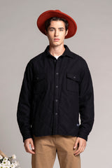 ROY OVERSHIRT IN MIXED WOOL