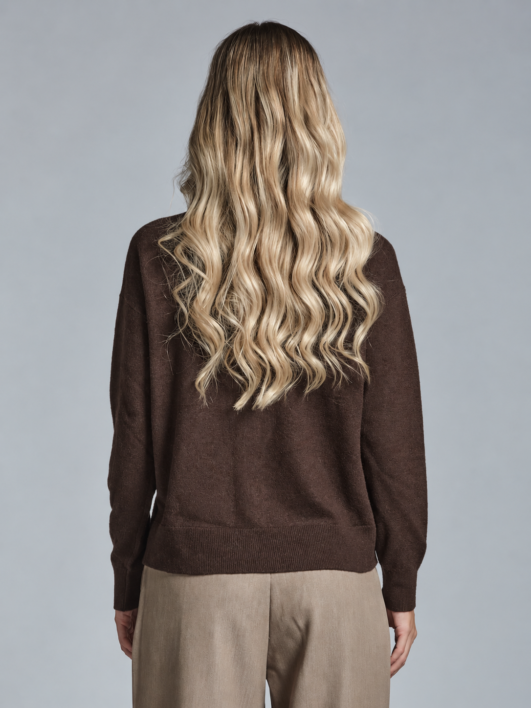 KARINE CARDIGAN IN WOOL MERCERIZED