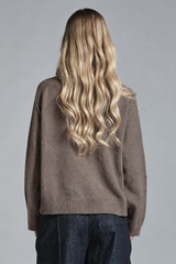 GERY ROUND NECK IN LAMBSWOOL