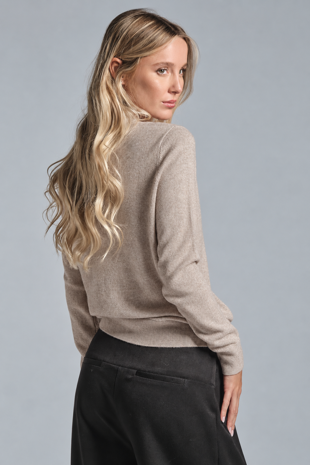JEANNA SWEATER TURTLE NECK IN WOOL MERCERIZED